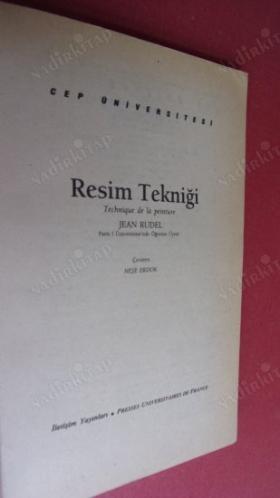 RESİM TEKNİĞİ JEAN RUDEL