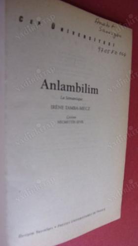 Anlambilim