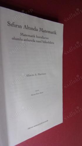 SIFIRIN ALTINDA MATEMATİK - Matematik Kurallarını Olumlu Anlamda Nasıl Bükebiliriz