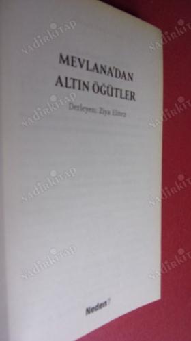 MEVLANA'DAN ALTIN ÖĞÜTLER ( 3 KİTAP BİR ARADA ) cep boy