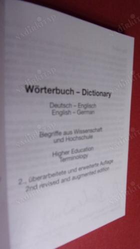 Wörterbuch Dictionary-Deutsce-Englisch- English-German