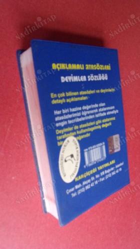 AÇIKLAMALI ATASÖZLERİ VE DEYİMLER SÖZLÜĞÜ