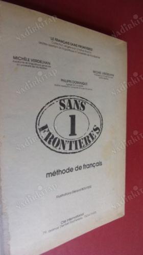 SANS 1 FRONTIERES METHODE DE FRANÇAIS