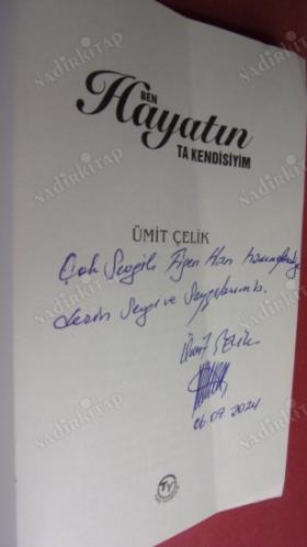 BEN HAYATIN TA KENDİSİYİM // Figen Han hamzaoğluna -İMZALI..ilk basım