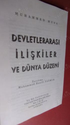 DEVLETLER ARASI İLİŞKİLER VE DÜNYA DÜZENİ (1.BASKI)