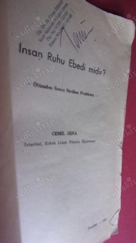 İnsan Ruhu Ebedi Midir? / Ölümden Sonra Dirilme Problemi ( Açıklamayı okuyunuz. )
