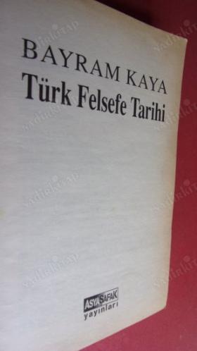 TÜRK FELSEFE TARİHİ (İmzalı 1.Baskı)