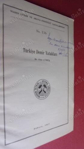 TÜRKİYE DEMİR YATAKLARI .NO:136.- haritalı-