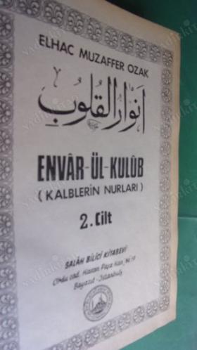 ENVAR-ÜL-KULUB (KALBLERİN NURLARI) - 2. CİLT - CİLTLİ