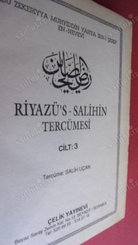 Riyaz'üs salihin tercümesi cilt: 3