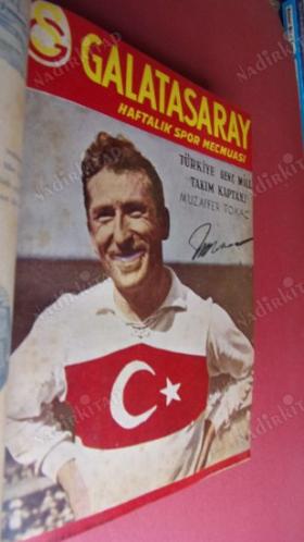 Galatasaray Haftalık Spor Mecmuası 1951 - 1952 arası 65- adet BİLGİLER AÇIKLAMADA