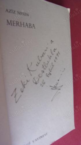 MERHABA (1. basım) ( Zeki kulam'a- İMZALI )