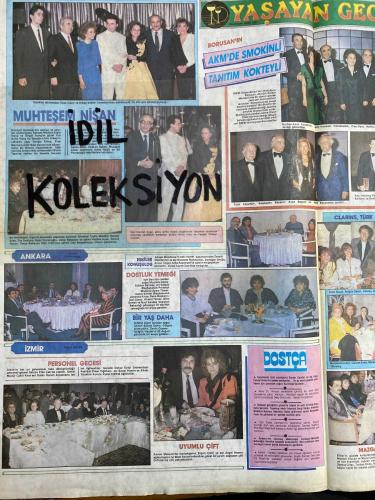 FLAŞ SÜPER GAZETE AKTÜELİTE VE MAGAZİN GAZETESİ - DOĞUM GÜNÜ HEDİYESİ (TURKİSH - NEWSPAPER) - 9 NİSAN 1987 - TAM TAKIM 4 SAYFADIR -Necla Nazır-Ferdi Tayfur-Can Hastanesi Doktor Can Daver-Zehra Öğretmen-Feyza Tokar-Rahmi Koç-Barbara-Tank Koyutürk-Selahattin Beyazıt-Ayşe Beyazıt-Nejat Eczacıbaşı-Nurhan-Asım Kocabıyık-Hülya-Hossen Vahabzadeh-Meral-Haşmet Alaton-Ümit Bolak-Nilgün Dereli-Gülden Dormen-Canan Kap-Oya Eczacıbaşı-Nursengündüz-Gülsen Erdal-Meral İlkiz-Şelale Boyner-Ela Koşar-Kezban Biran-Necdet Ulucan-Murat Çevik-Semra Giray-Turan Giray-Murat Erdoğan-Rüksen Çebi-Hakan Oskay-Şaziye Oskay-Leyla Hanım-Tony ve Leopold Claurik-Serif Sevdet ve Denisse Canocq-Nuriye Devecigil-Neslihan Cevizci-Mehmet Teoman-Seyma ve Taner Halıcıfırat-Coşkun Şaban-İncihan Erbaş-Aylin İnce-Süreyya Ayaz-İlhan Ayaz-Bülent İnal-Güngör Üzel-Nevzat Yalaz-Muammer Özden-Yıldırım Mayruk-İskender Işıtan-Kenan Aksu-Coşkun Sabah-Muazzez Abacı-Ali Poyrazoğlu-Cengiz Erbaş-Ayaz-Doktor Alper Gücenoğlu-Zafer Babaoğlu-Yaş
