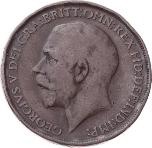 İngiltere 1 Penny 1912 *Kral George V* Temiz- YMP11248