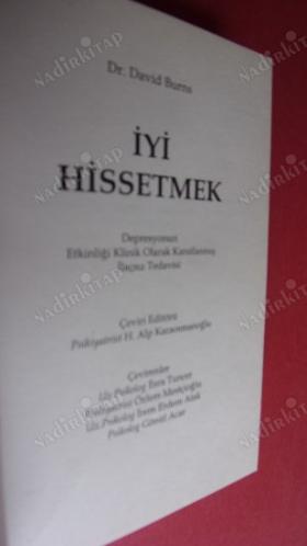 İyi Hissetmek Etkinliği Klinik Olarak Kanıtlanmış İlaçsız Depresyon Tedavisi Bilişsel ve Davranışçı Terapiler Serisi 3 Cep Boy
