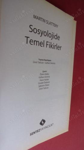 Sosyolojide Temel Fikirler.