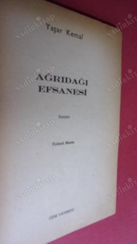 AĞRI DAĞI EFSANESİ