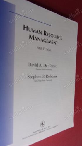 Human Resource Management David A. De Cenzo - Stephen P. Robbins