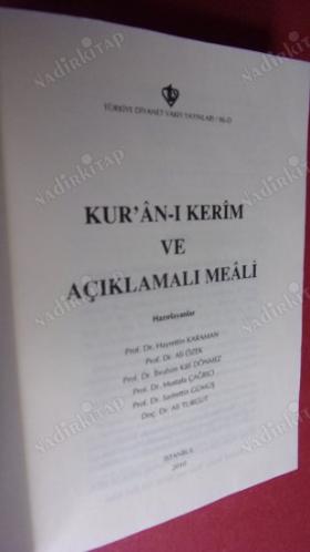 KUR'AN-I KERİM VE AÇIKLAMALI MEALİ - cep boy