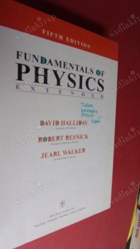 FUNDAMENTALS OF PHYSICS EXTENDED - FIFTH EDITION