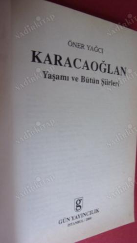 KARACAOĞLAN YAŞAMI VE ŞİİRLERİ