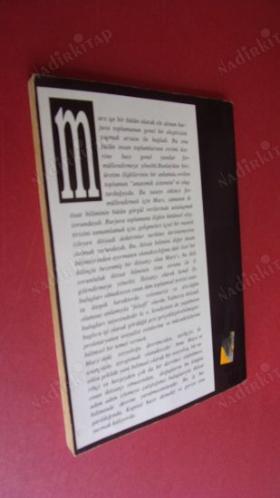 MARX'IN İKTİSADİ DÜŞÜNCESİNİN OLUŞUMU