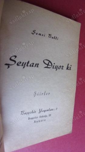 ŞEYTAN DİYOR Kİ