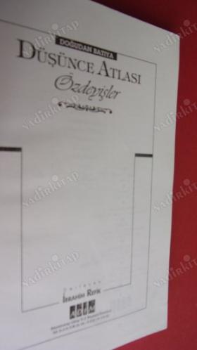 DOĞUDAN BATIYA DÜŞÜNCE ATLASI