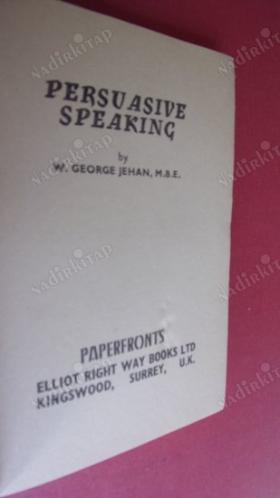 PERSUASIVE SPEAKING