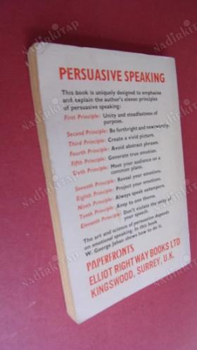 PERSUASIVE SPEAKING