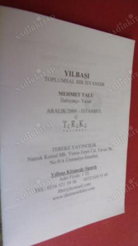 YILBAŞI TOPLUMSAL BİR İSYANDIR