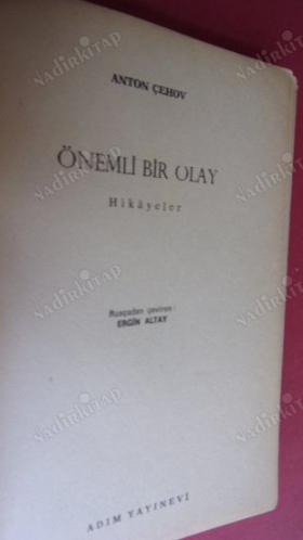 ÖNEMLİ BİR OLAY