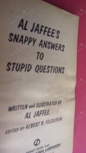 Mad's Al Jaffee Spews Out More Snappy Answers to Stupid Questions