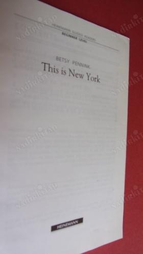 This is New York: Beginner Level (Heinemann Guided Readers) İNGİLİZCE HİKAYE