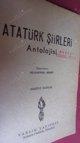 ATATÜRK ŞİİRLERİ ANTOLOJİSİ MUZAFFER REŞİT