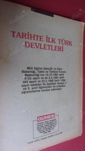 RESİMLERLE İNSANLIK TARİHİ ANSİKLOPEDİSİ-- TARİHTE İLK TÜRK DEVLETLERİ