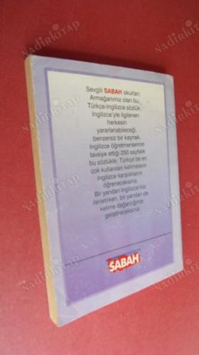 TÜRKÇE - İNGİLİZCE- SÖZLÜK