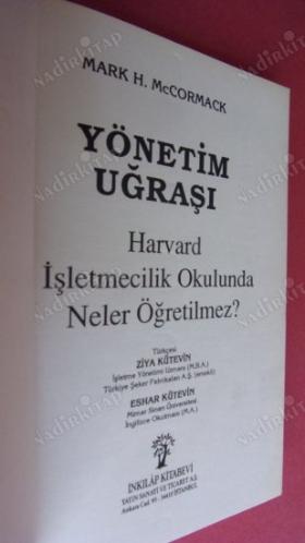 HARVARD'DA NELER ÖĞRETİLMEZ? - YÖNETİM UĞRAŞI