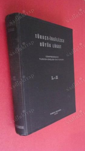 TÜRKÇE - İNGİLİZCE BÜYÜK LUGAT & COMPREHENSIVE TURKISH - ENGLISH DICTIONARY (2 CİLT TAKIM)