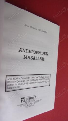 ANDERSEN'DEN MASALLAR HANS CHRISTIAN ANDERSEN