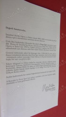 İSTANBUL.DEVLET OPERA VE BALESİ- PRENS İGOR.2002-2003