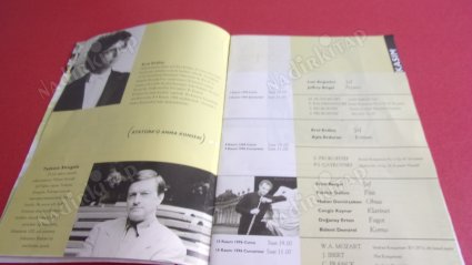 İSTANBUL DEVLET SENFONİ ORKESTRASI KONSER PROGRAMI . EYLÜL.1996-97