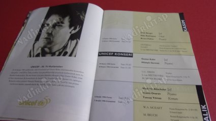 İSTANBUL DEVLET SENFONİ ORKESTRASI KONSER PROGRAMI . EYLÜL.1996-97