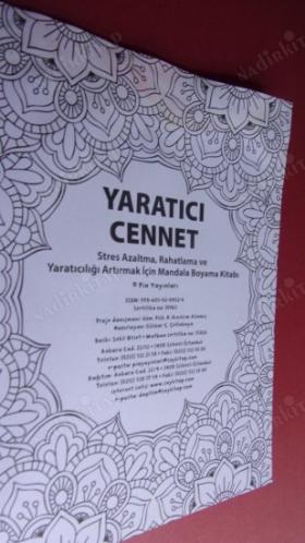 YARATICI CENNET STRES AZALTMA RAHATLAMA VE BOYAMA KİTABI