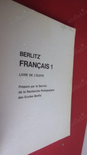 BERLITZ FRANÇAIS 1 LIVRE DE L'ELEVE