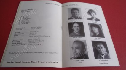 İSTANBUL DEVELET OPERA VE BALESİ :REQUIEM G.VERDI.1993-1994