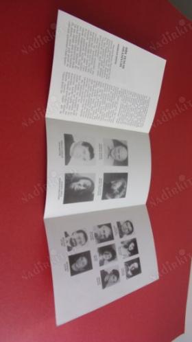 BİR TENOR ARANIYOR MÜZİKAL KOMEDİ.2 PERDE.1993-1994. SEZONU.İSTANBUL DEVLET OPERA VE BALESİ /