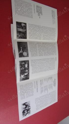 YAŞAM VE İNSAN / BİR FLORANSA TRAJEDİSİ / OPERA, 1 PERDE / A. VON ZEMLINSKI / 1990-1991 SEZONU / İSTANBUL DEVLET OPERA VE BALESİ / TANITIM BROŞÜRÜ