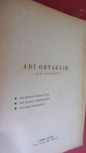 ADİ ORTAKLIK - Açıklamalı İçtihatlı
