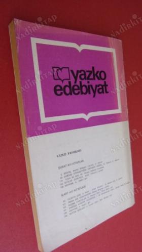 YAZKO EDEBİYAT SAYI:30 - NİSAN 1983 